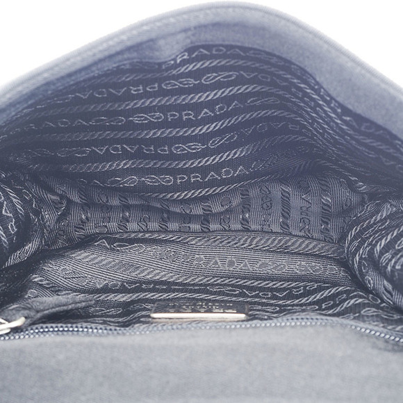 PRADA Black Canvas Shoulder Bag - Picture 9 of 12